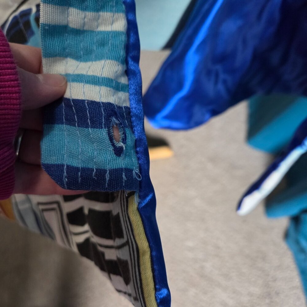 One-of-a-Kind VINTAGE EMPIRE STRIKES BACK Star Wars Custom quilt Jacket XS/S - Picture 15 of 16